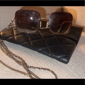 CC Chanel Triple Chain Sunglasses